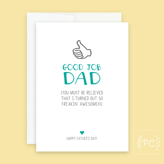 Card - Good Job Dad