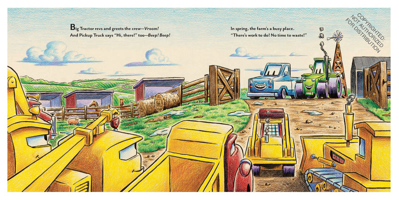 Kids Book - Construction Site - Farming Strong, All Year Long