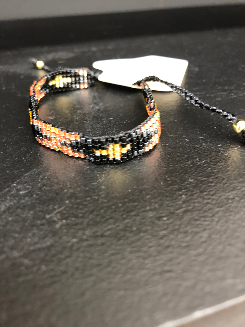 Single Beaded Aztec Bracelet