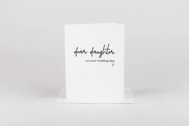 Card - Dear Daughter (Wedding)
