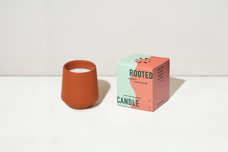 Rooted Candle - Rosemary & Cucumber