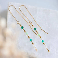 Beaded Threader Earrings