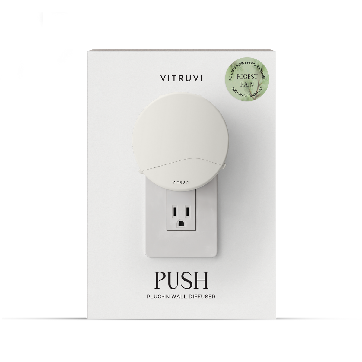 Push Plug-In Diffuser Starter Kit - White + Forest Rain