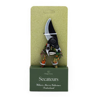Orange Grove Secateurs - William Morris Snakeshead Design