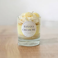 Banana Cream Pie Dessert Candle 