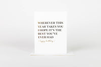 Card - Wherever This Year Takes You