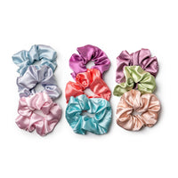Lemon Lavender Mane Squeeze Oversized Satin Scrunchie Set