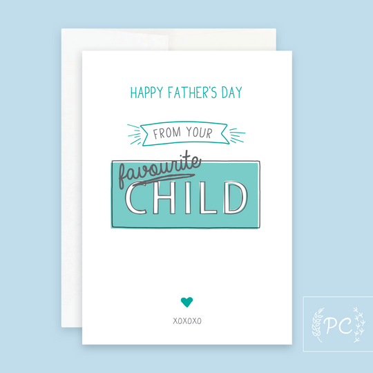 Card - From Your Favourite Child