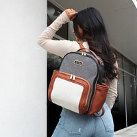 Coffee & Cream Itzy Mini Plus™ Diaper Bag Backpack
