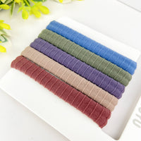 5pcs High Elastic Rubber Band Ponytail Hair Tie