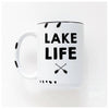 Lake life oars | ceramic mug