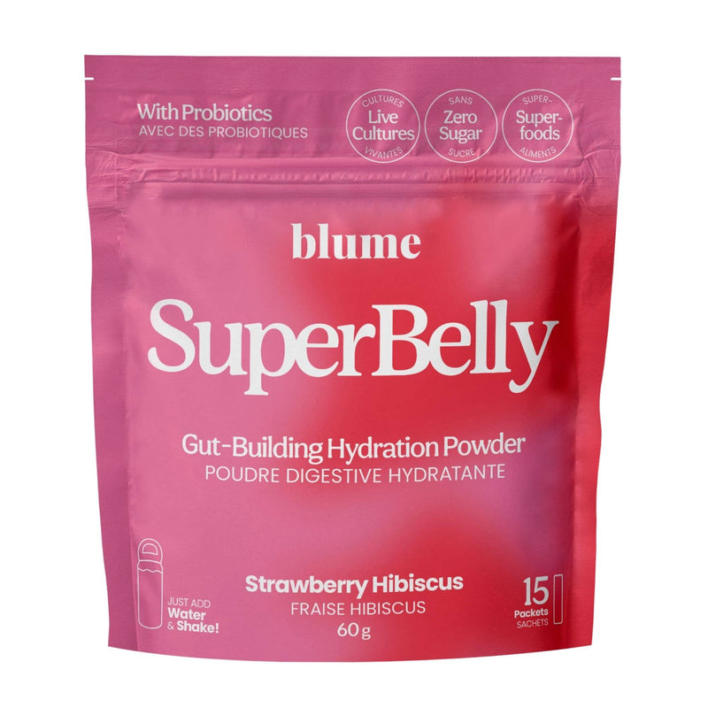 SuperBelly Hydration & Gut Mix, Strawberry Hibiscus