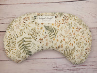 Organic Cotton Heating Pad - Bean Shaped - Cream Fern