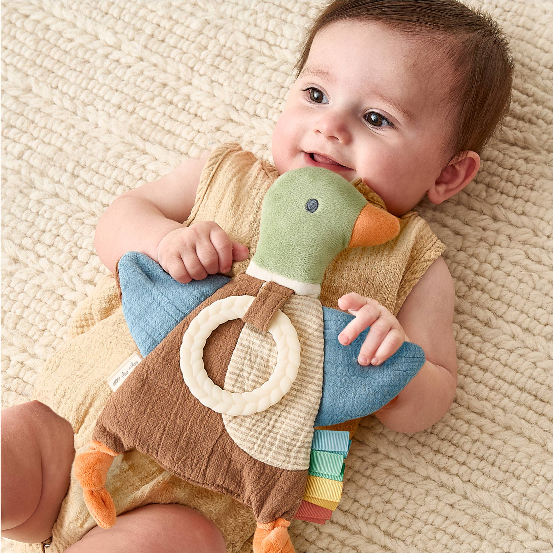 Bitzy Crinkle™ Sensory Toy With Teether