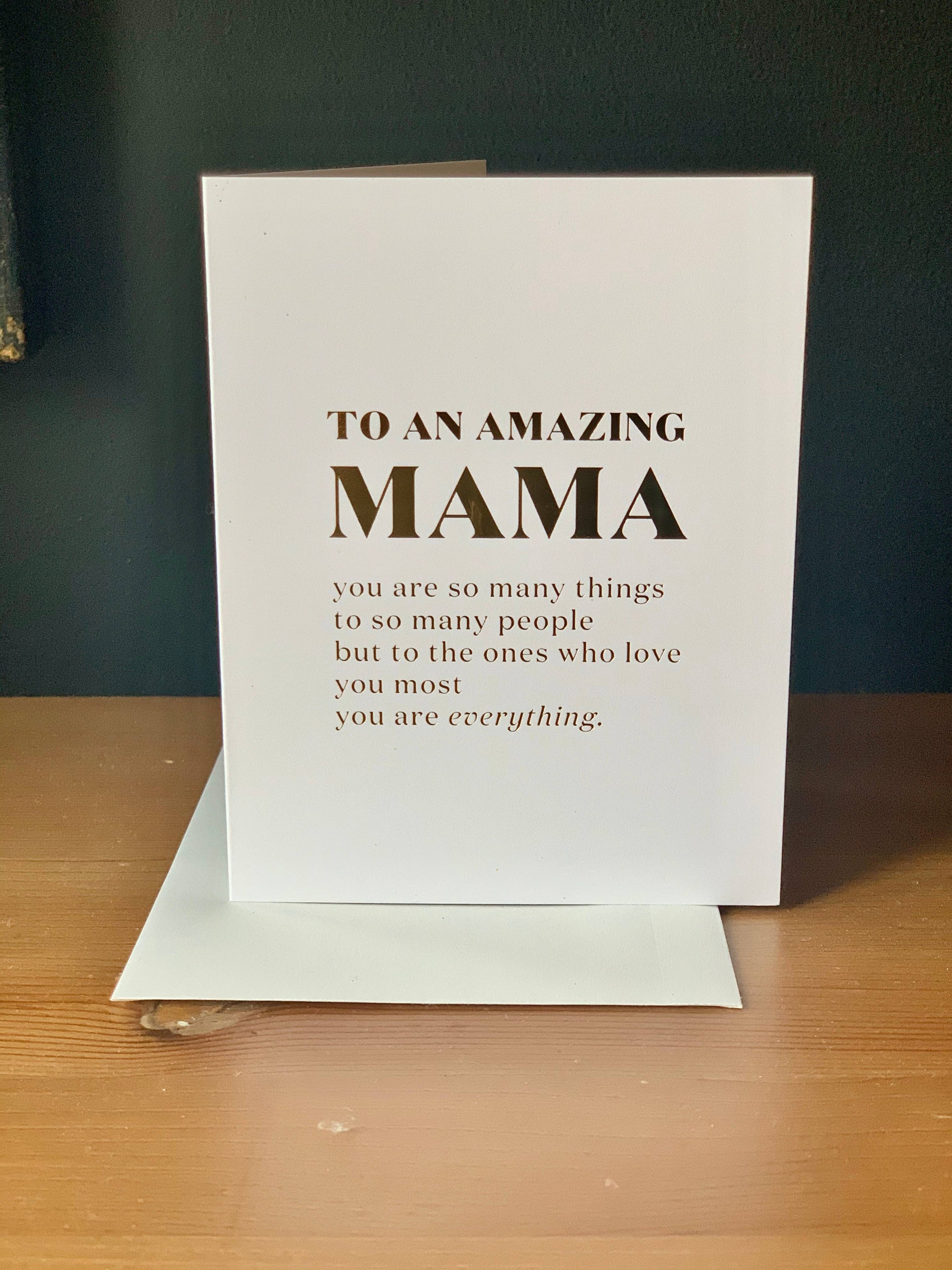 Card - To an Amazing Mama
