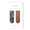 Birdy Floral "I Am Grateful" Magnetic Gold Foil Bookmarks (Set of 2)