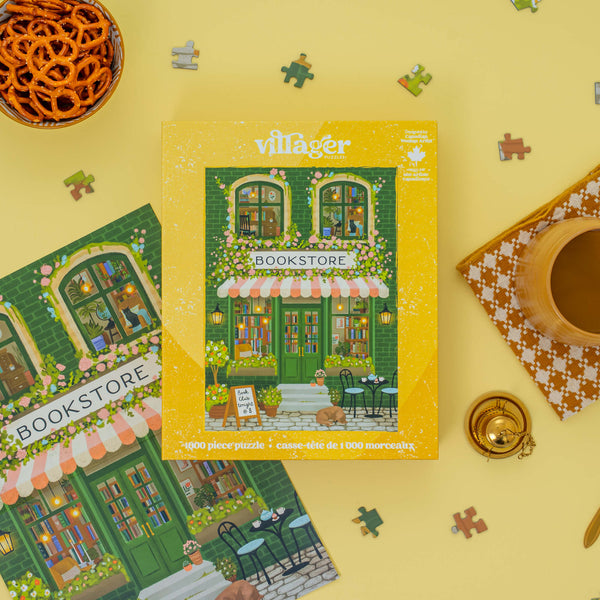 Emerald Bookstore - 1000 pc Puzzle