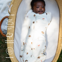 1.0 TOG Convertible Swaddle Sack - Hedgehogs
