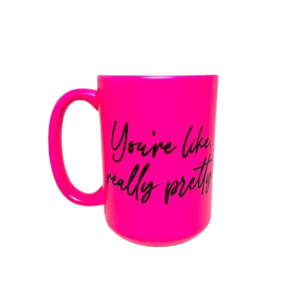 Ceramic Mug - Really Pretty - Neon Luxe