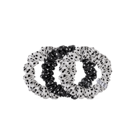 Polka Dot Party Small Silk Scrunchie