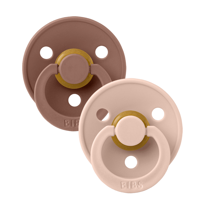 Pacifier - OG - Blush/Woodchuck - Round Nipple Size 3