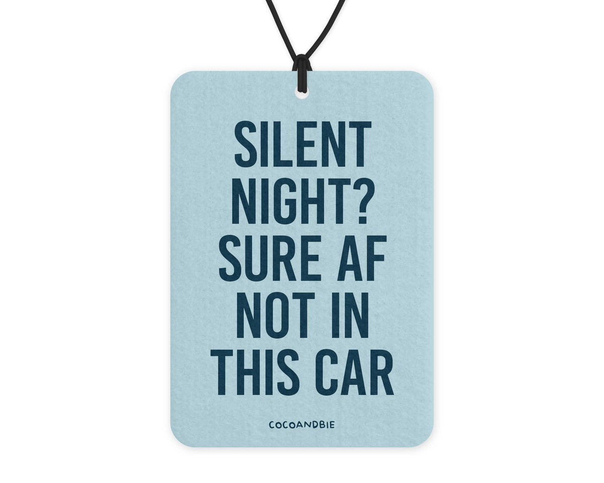 Silent Night - Funny Christmas Car Air Freshener