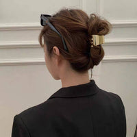 Small Hair Claw | Gold | Hair Accessories | High Ponytail