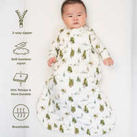 2.5 TOG Ribbed Bamboo Sleep Sack - Misty Forest