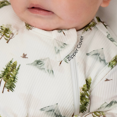 2.5 TOG Ribbed Bamboo Sleep Sack - Misty Forest