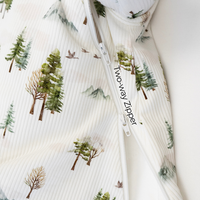 2.5 TOG Ribbed Bamboo Sleep Sack - Misty Forest