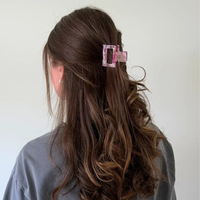 Raya Shimmer Cellulose Acetate Hair Claw Clips