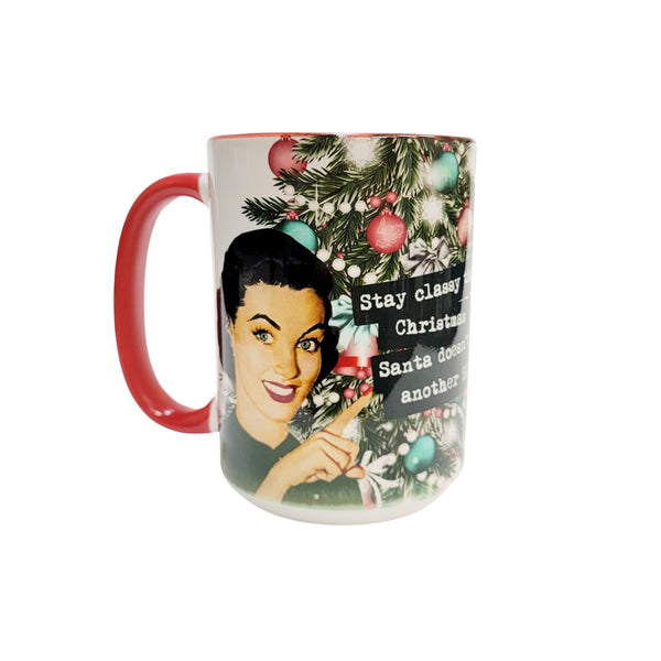 Ceramic Mug - Stay Classy - Gold