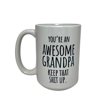 Ceramic Mug - Awesome Grandpa - White
