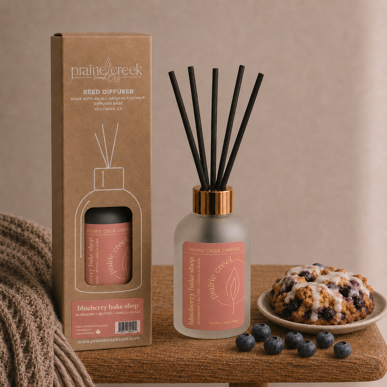BLUEBERRY BAKE SHOP | NON TOXIC REED DIFFUSER | FALL COLLECTION
