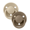 Pacifier - De Lux - Vanilla/Dark Oak (pack of 2)