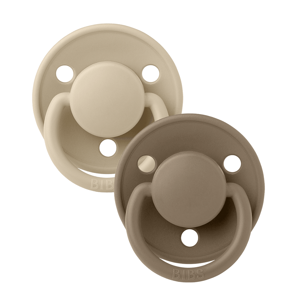 Pacifier - De Lux - Vanilla/Dark Oak (pack of 2)