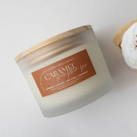 CARAMEL PUMPKIN PIE | NON TOXIC SOY WAX CANDLE | FALL COLLEC