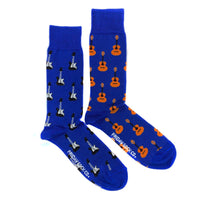 Men’s Socks | Acoustic & Electric Guitar | Music | Fun Socks