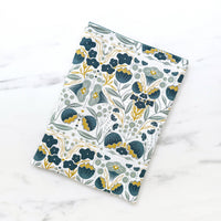 Nocturnal flora - padded book sleeve, book pouch