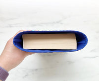 Happy joy (semicircles) - padded book sleeve, book pouch