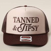TANNED & TIPSY Foam Trucker Hat