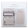 Spring Florals Mini Sticky Notes Set