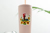 Chicken W/ Sunflowers Vinyl Sticker