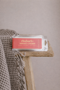 RHUBARB & SWEET CREAM | NON TOXIC WAX MELTS | SUMMER COLLECT