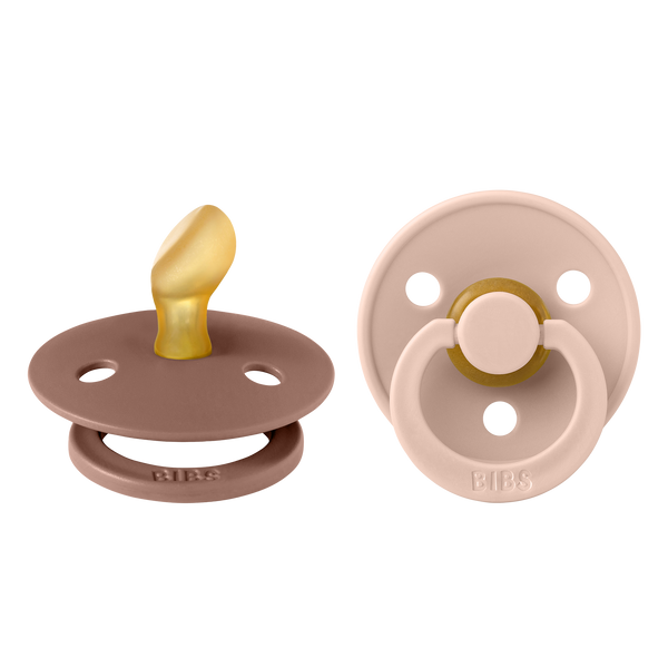 Pacifier - OG - Blush/Woodchuck - Symmetrical Nipple