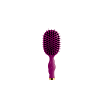 Mini Boar Bristle Hair Brush - Mulberry