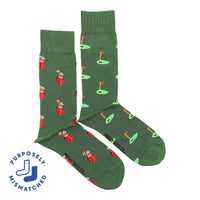Men’s Golf Clubs & Green Socks