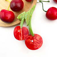 Sweet Red Cherry Claw Clip