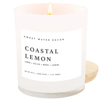 Coastal Lemon 11 oz Soy Candle