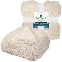 Faux Fur Sherpa Throw Blanket